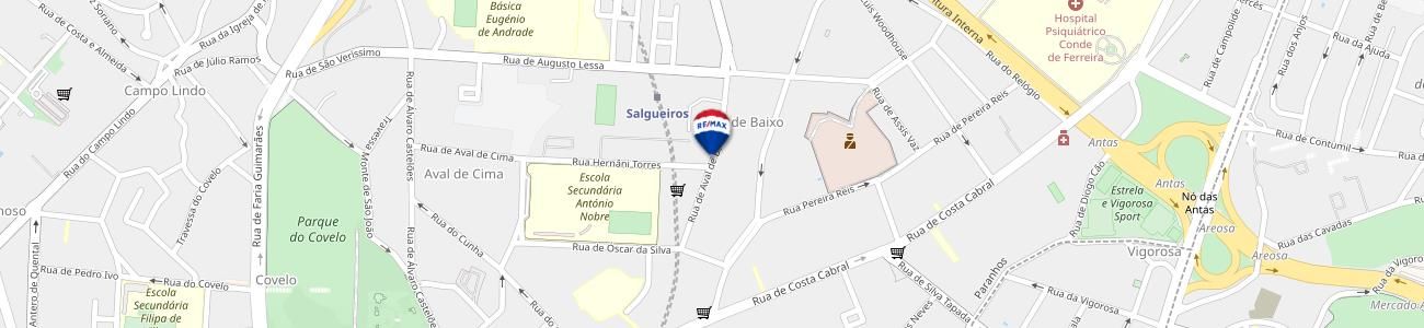 Salgueiros Flats map