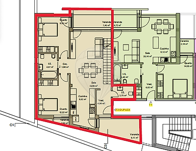 Apartamento T2 à venda em Viseu, Viseu
