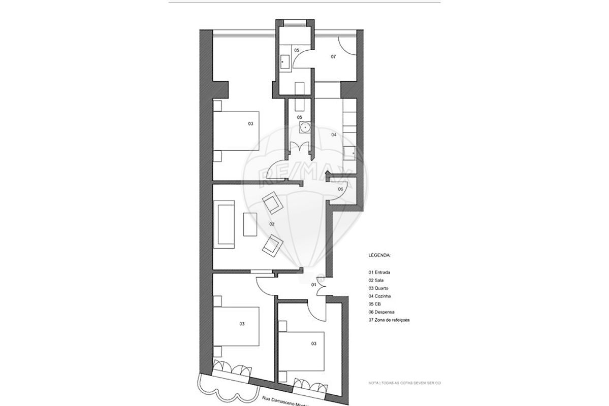 Apartamento T3 à venda em Graça