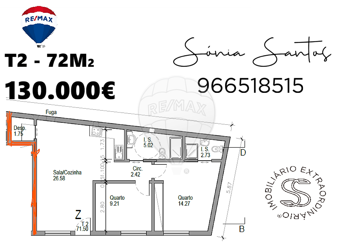 Apartamento T2 para venda