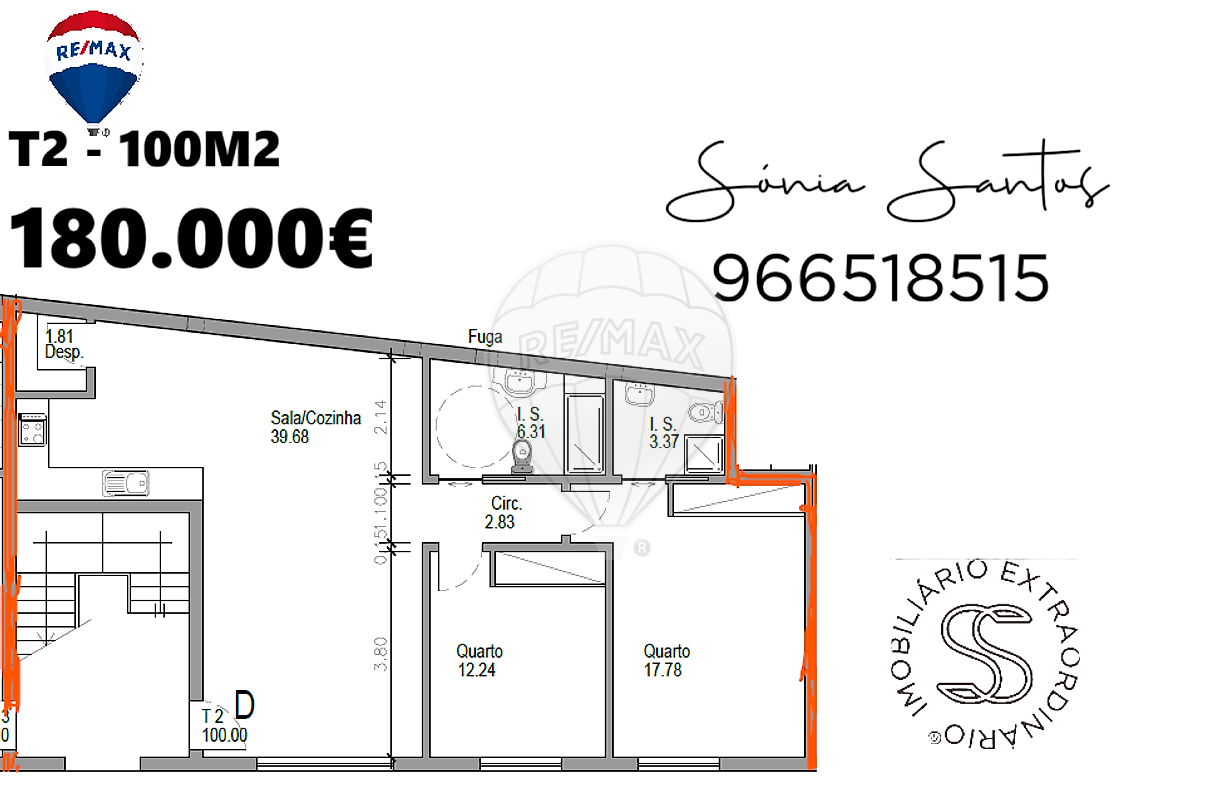 Apartamento T2 para venda