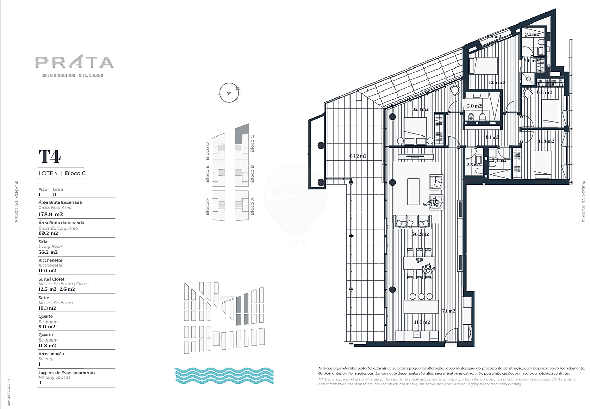 Apartamento T4 de luxo à venda em Braço de Prata