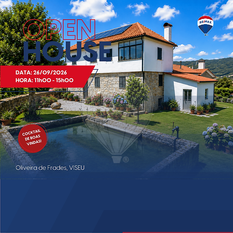 Moradia T5 - Ribeiradio, Oliveira de Frades, Viseu