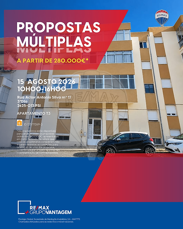 Apartamento T3 à venda em Vila Franca de Xira