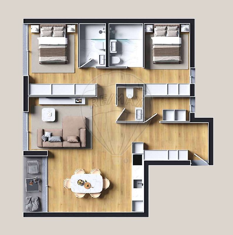 Apartamento T2 à venda em Porto