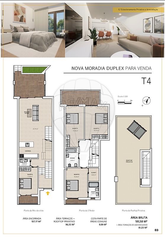 Apartamento T4 em Faro (Sé e São Pedro), €600.000