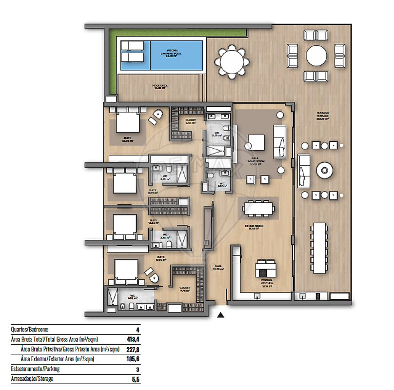 Apartamento T4 à venda em Oeiras