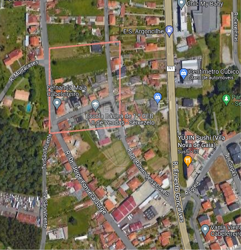 Land for sale in Vila Nova de Gaia, Portugal — €133,000