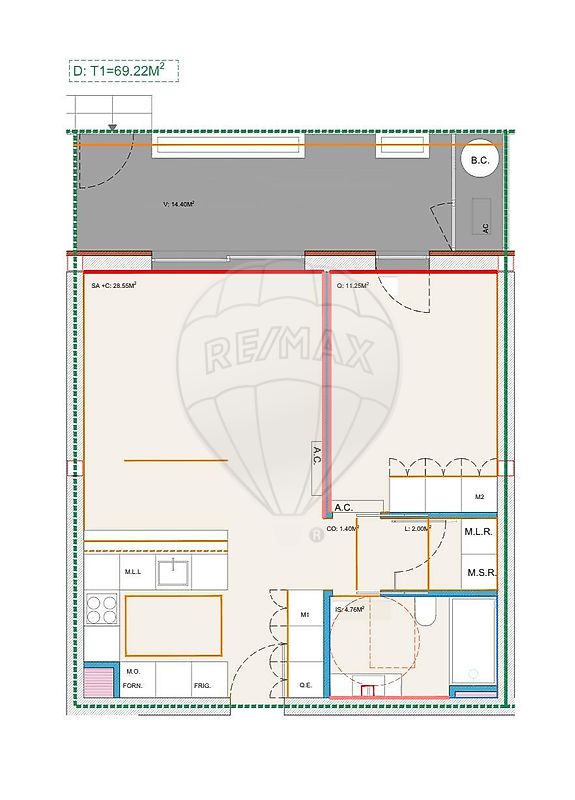 Apartamento T1 à venda em Gafanha da Nazaré, Ílhavo — foto 16