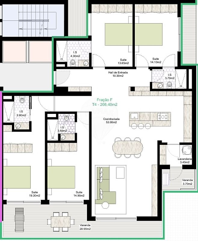 Apartamento T4 à venda em Lamego (Almacave e Sé), Lamego — foto 7