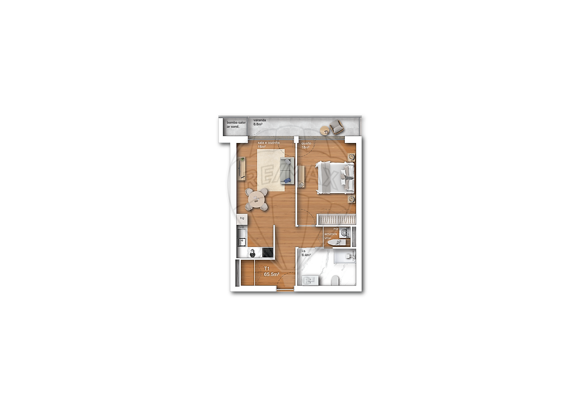 Apartamento T1 à venda em Oliveira de Frades, Souto de Lafões e Sejães, Oliveira de Frades — foto 11