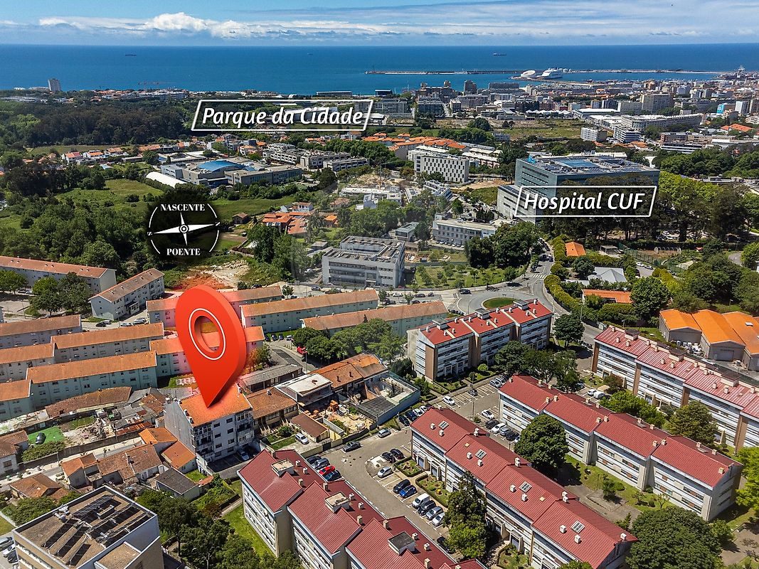 Apartamento T3 à venda em Porto
