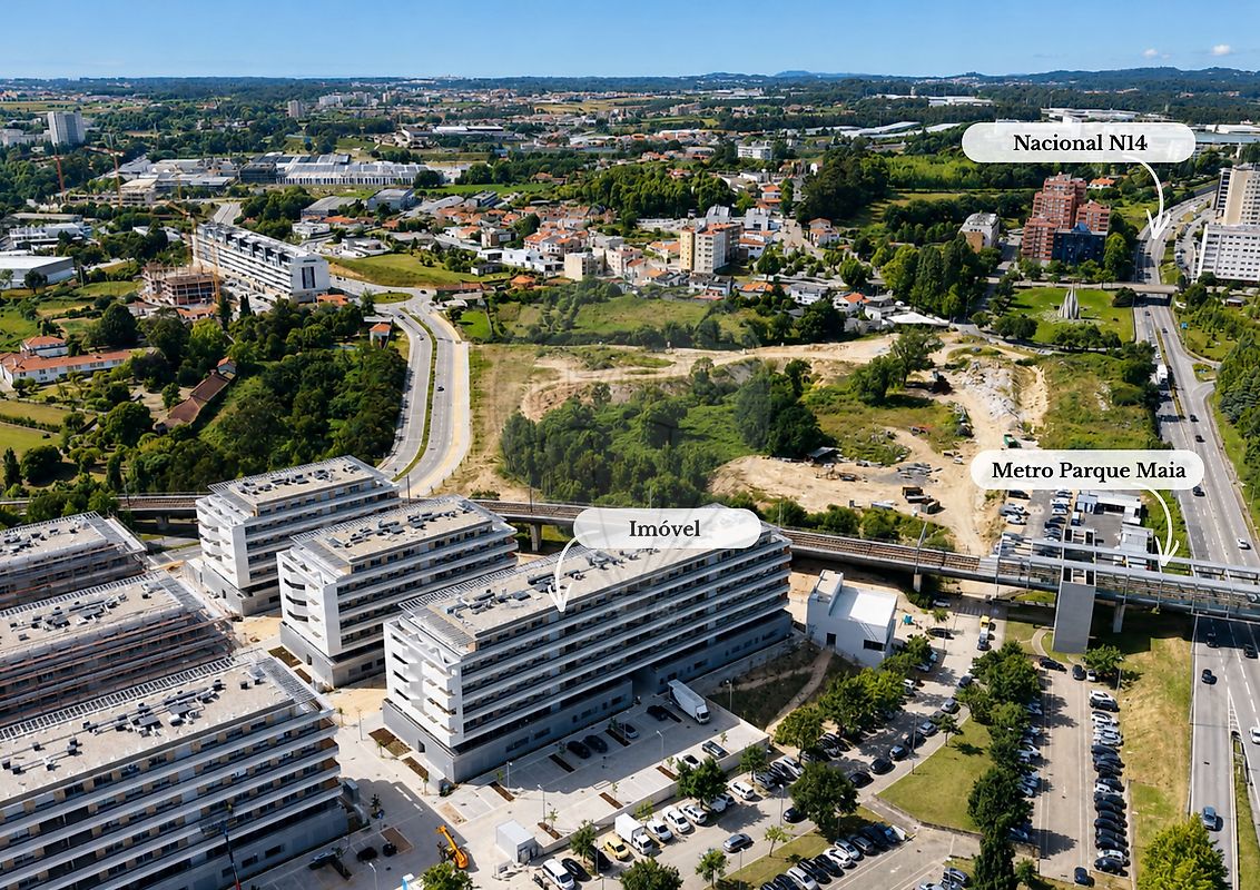 Apartamento T4 à venda em Maia