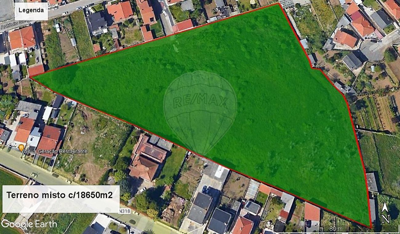 Land for sale in Trofa, Portugal — €255,000