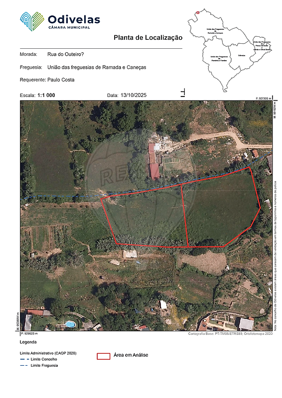 Terreno à venda em Odivelas