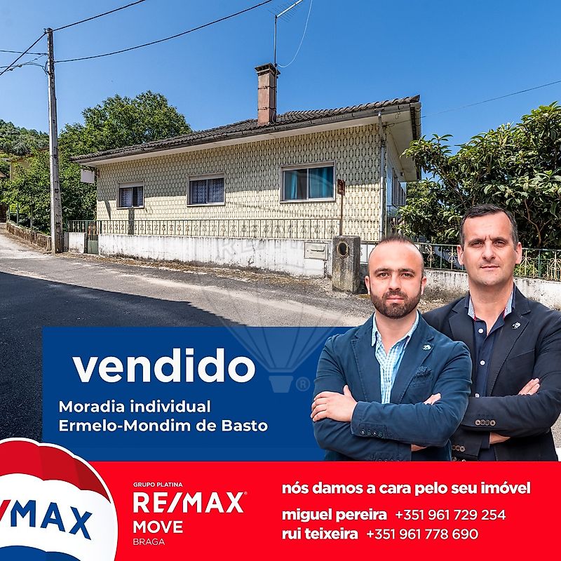 Moradia - Ermelo e Pardelhas, Mondim de Basto, Vila Real