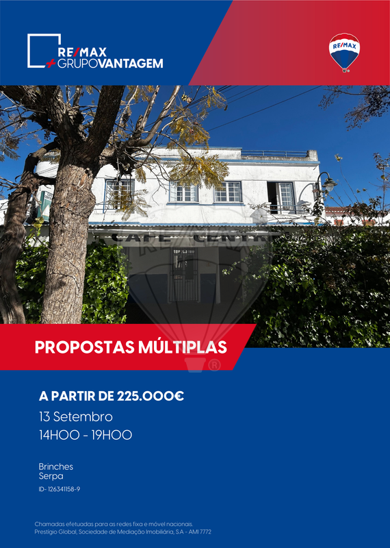 Moradia T3 para venda