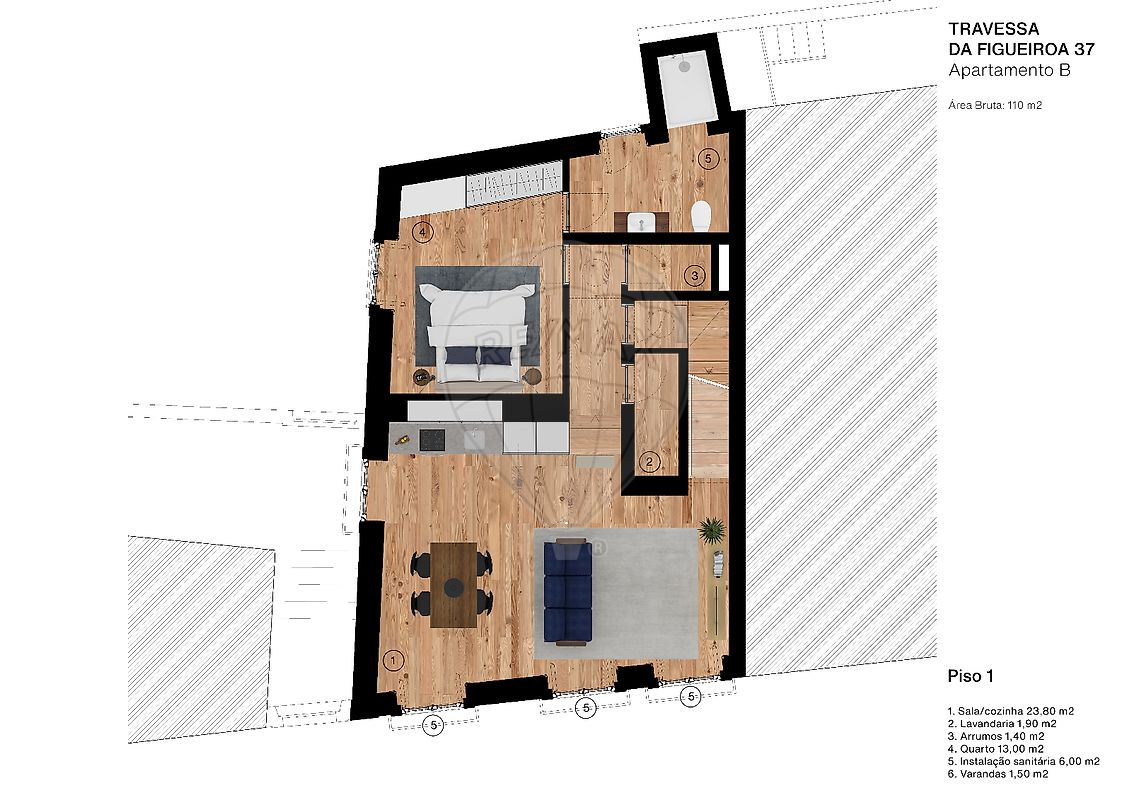 Apartamento T2 à venda em Cedofeita, Santo Ildefonso, Sé, Miragaia, São Nicolau e Vitória, Porto — foto 31