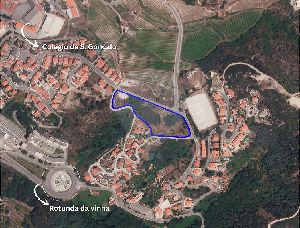 Terreno - Amarante (São Gonçalo), Madalena, Cepelos e Gatão, Amarante, Porto