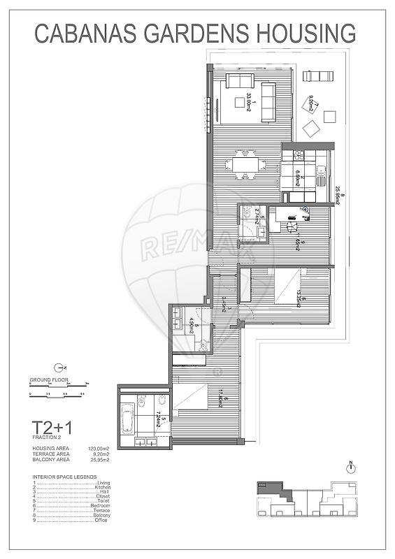 Apartamento T3 à venda em Conceição e Cabanas de Tavira, Tavira — foto 11