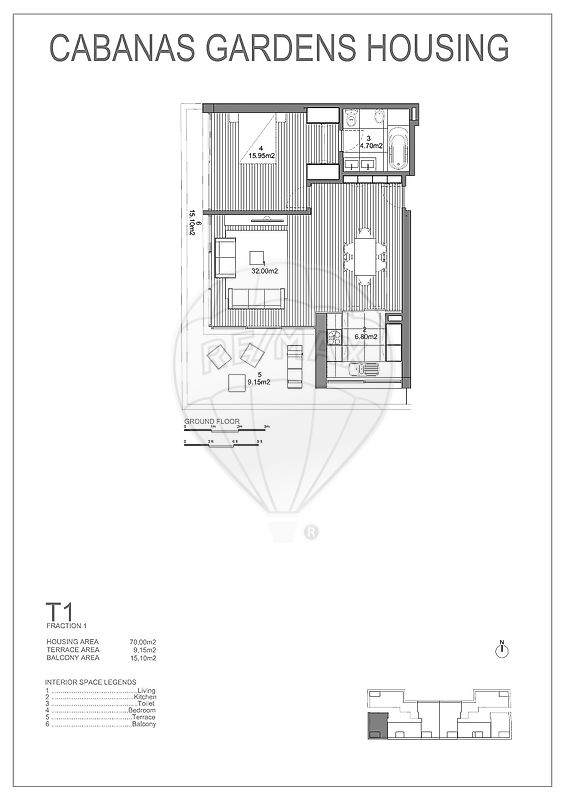Apartamento T1 à venda em Conceição e Cabanas de Tavira, Tavira — foto 11