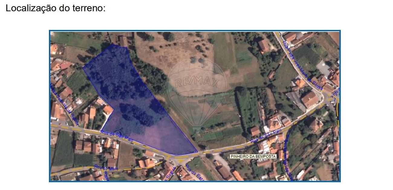 Land for sale in Oliveira de Azeméis, Portugal — €255,000